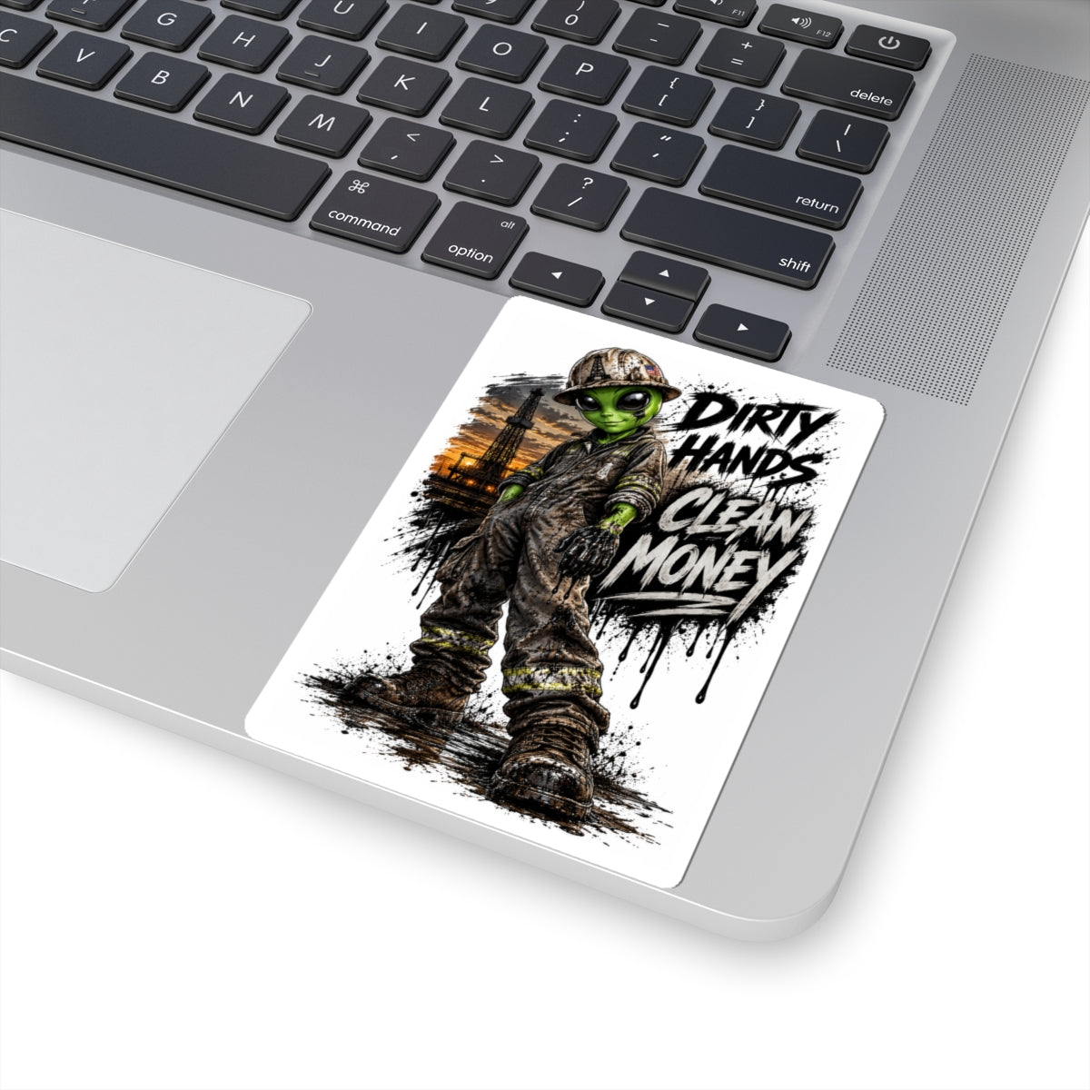 Dirty Hands Clean Money Sticker