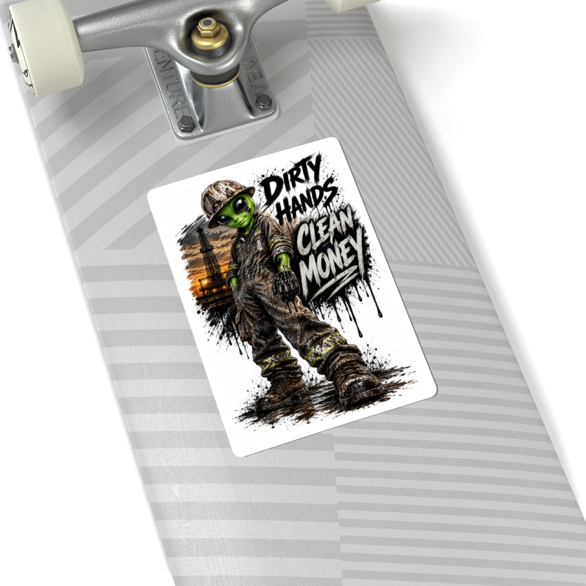 Dirty Hands Clean Money Sticker